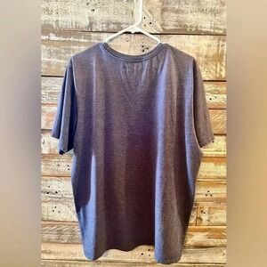 Hurley Graphic T-Shirt Mens XL Gray Good Short‎ Sleeve Cotton Blend Surf Tee